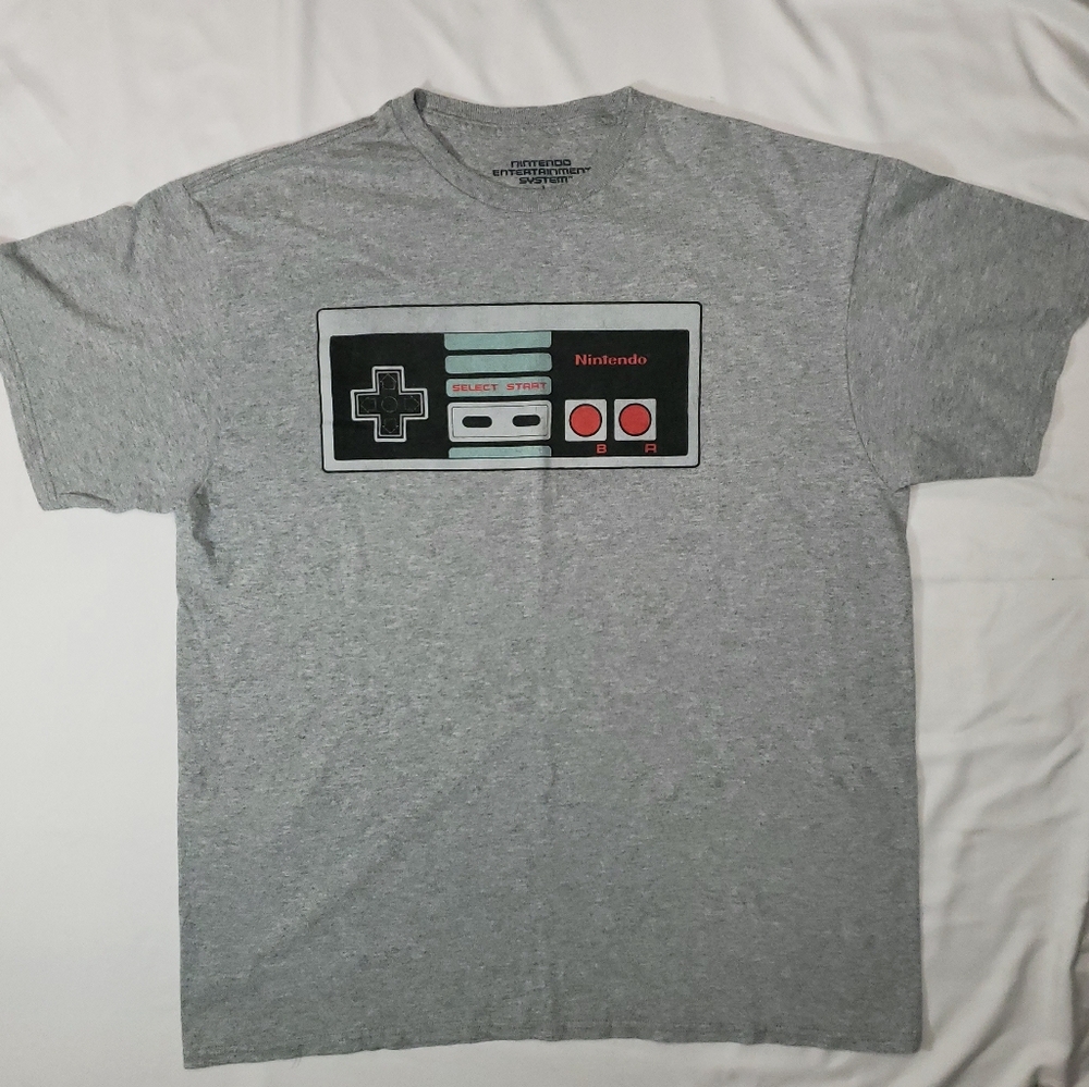 Nintendo Gray Graphic T-Shirt